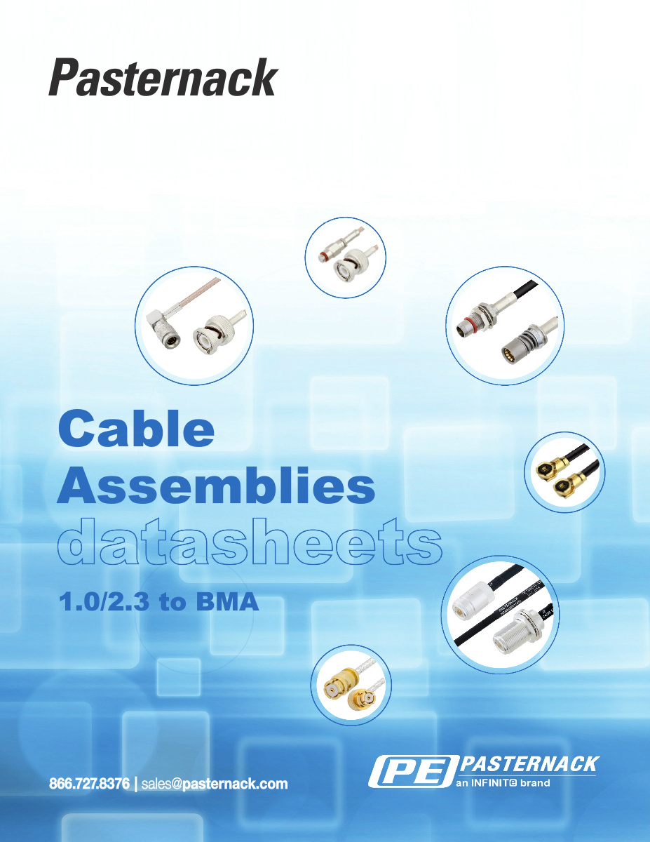 Datasheet Library - 1.0/2.3 to BMA RF Cable Assemblies